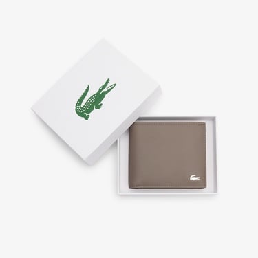  Lacoste FG Erkek Deri Açık Kahverengi Cüzdan