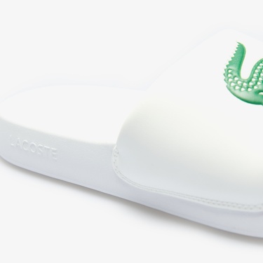  Lacoste Serve Slide Kadın Beyaz Terlik