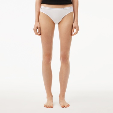  Lacoste Kadın 3'lü Renkli Külot