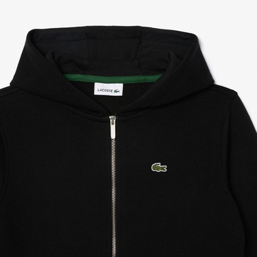  Lacoste Çocuk Kapüşonlu Siyah Sweatshirt