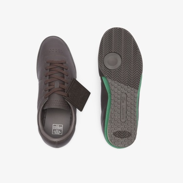  Lacoste Runway Aura Erkek Kahverengi Sneaker