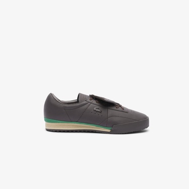  Lacoste Runway Aura Erkek Kahverengi Sneaker
