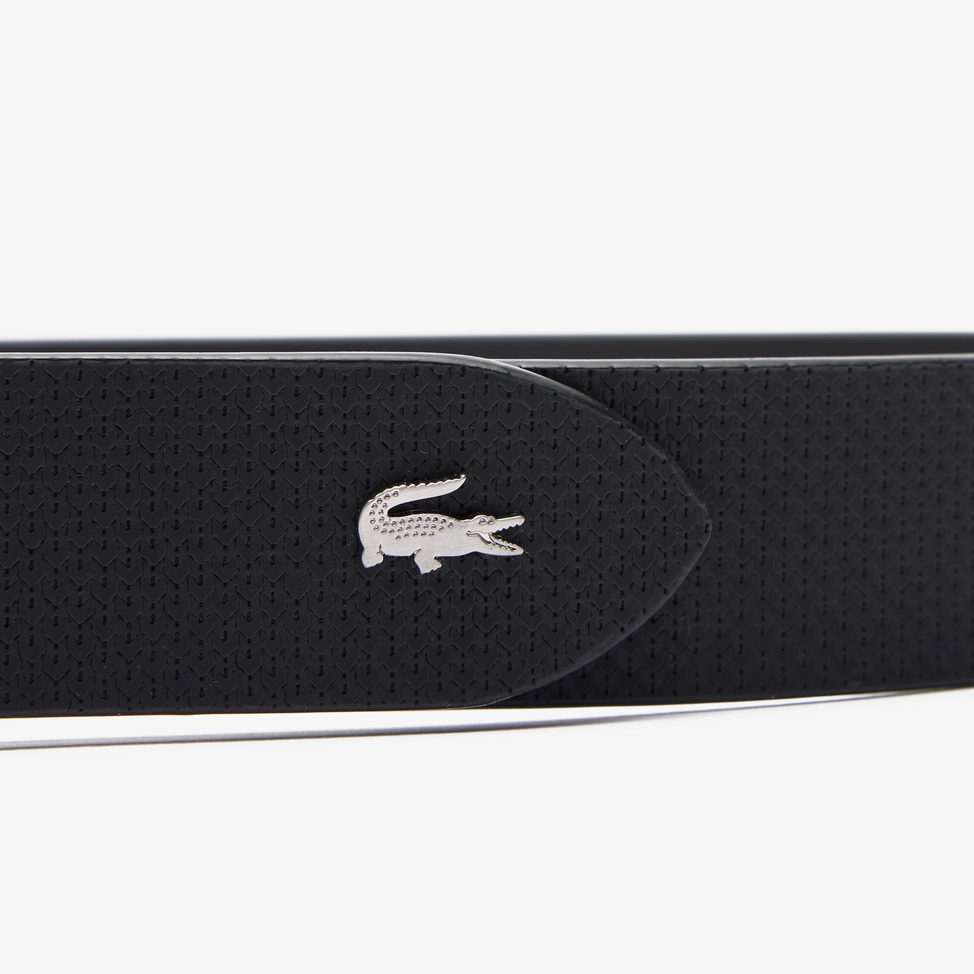 Lacoste Erkek Çift Taraflı Deri  Siyah Kemer