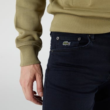  Lacoste Erkek Slim Fit Mavi Jean Pantolon