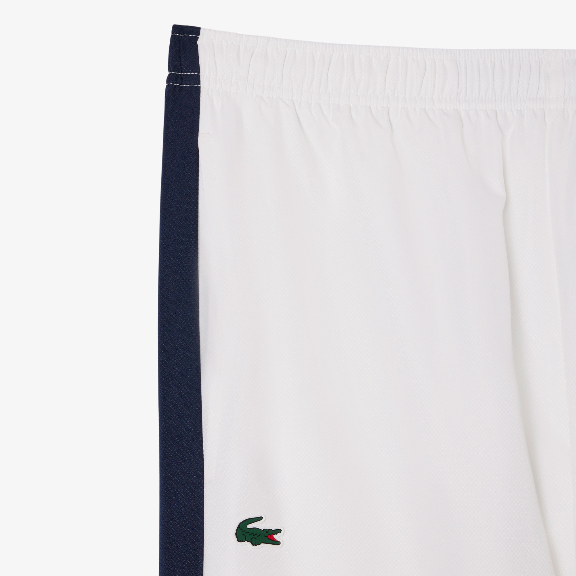 Lacoste Erkek Regular Fit Fermuarlı Renk Bloklu Beyaz Eşofman Takımı