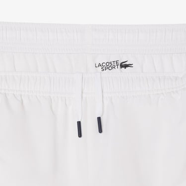  Lacoste Erkek Regular Fit Fermuarlı Renk Bloklu Beyaz Eşofman Takımı