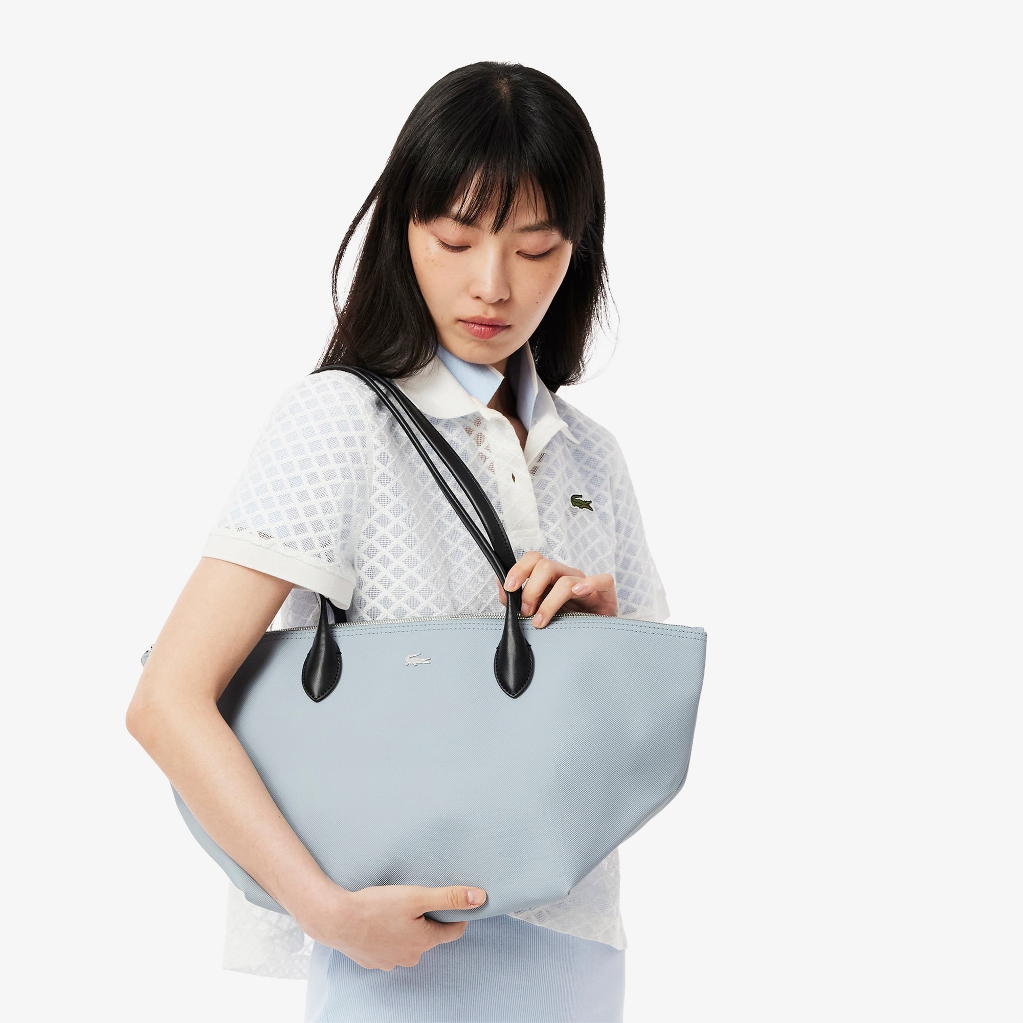 Lacoste Athena Kadın Mavi Omuz Çantası