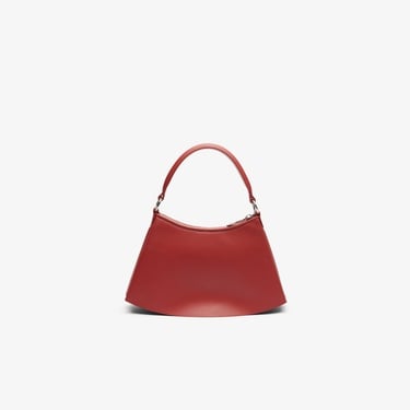  Lacoste Small Lenglen Kadın Deri Bordo Omuz Çantası