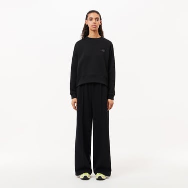  Lacoste Kadın Regular Fit Siyah Eşofman Altı