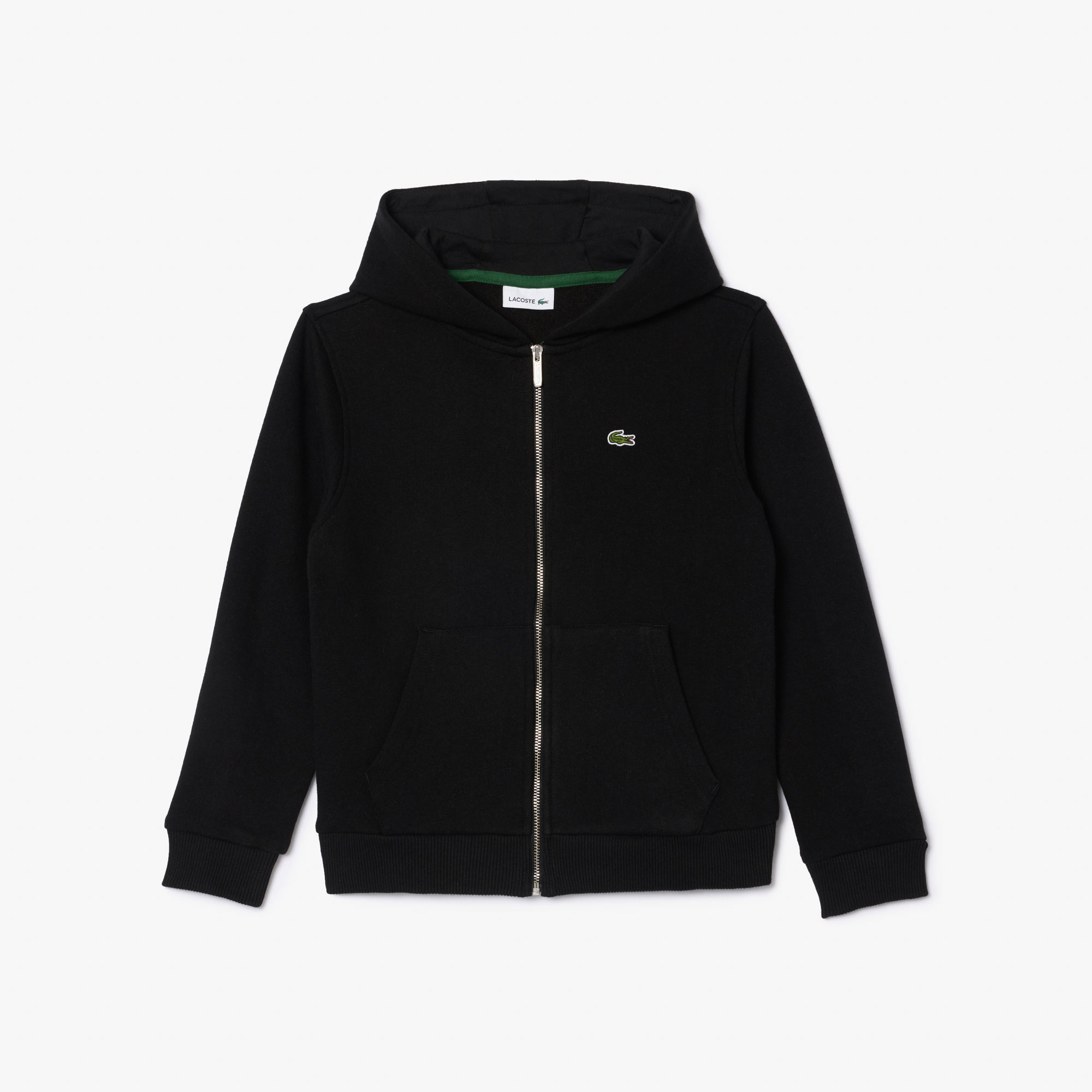 Lacoste Çocuk Kapüşonlu Siyah Sweatshirt