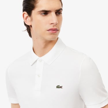  Lacoste L.12.12 Erkek Slim Fit Beyaz Polo