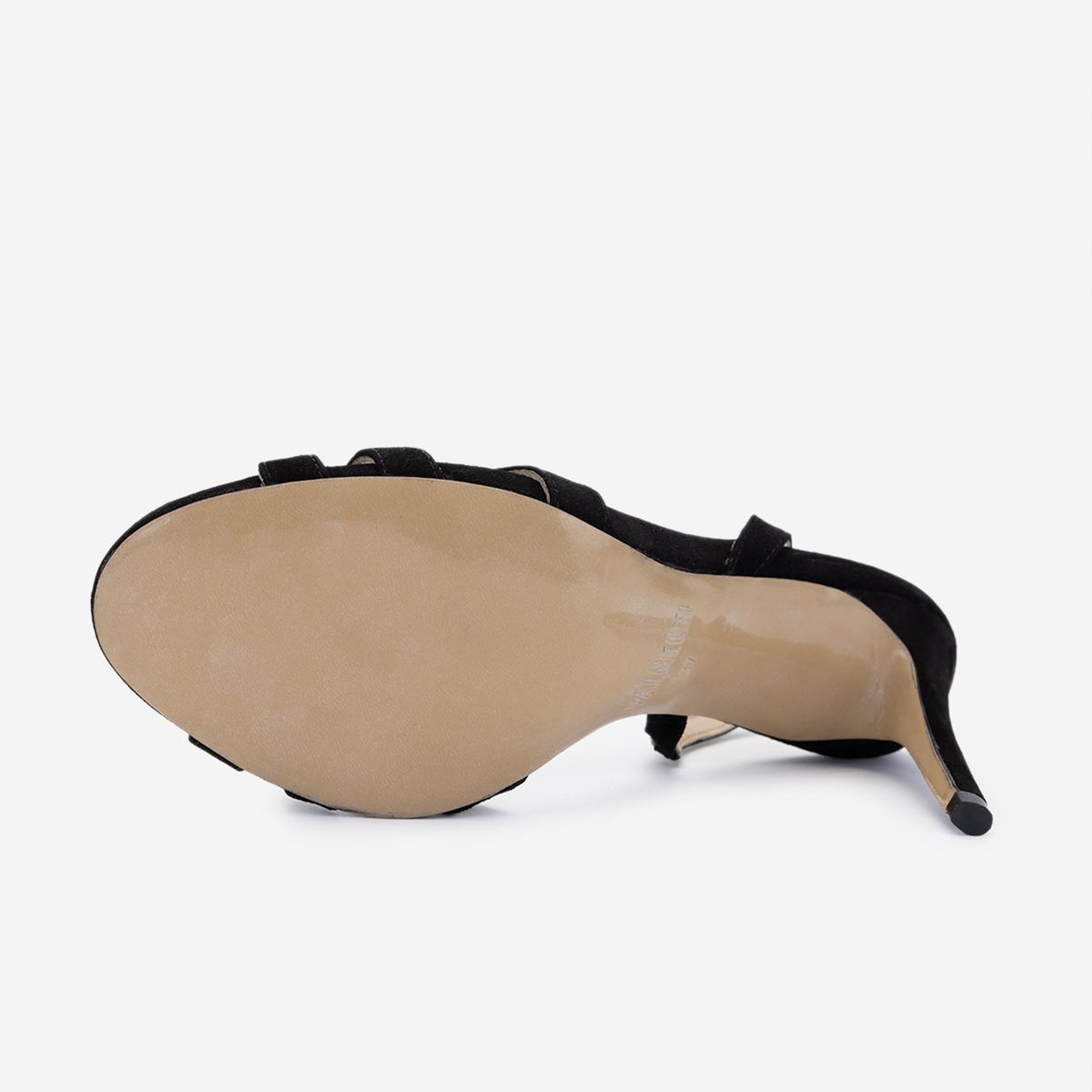 Valmenti Kadın Siyah Süet Topuklu Ayakkabı