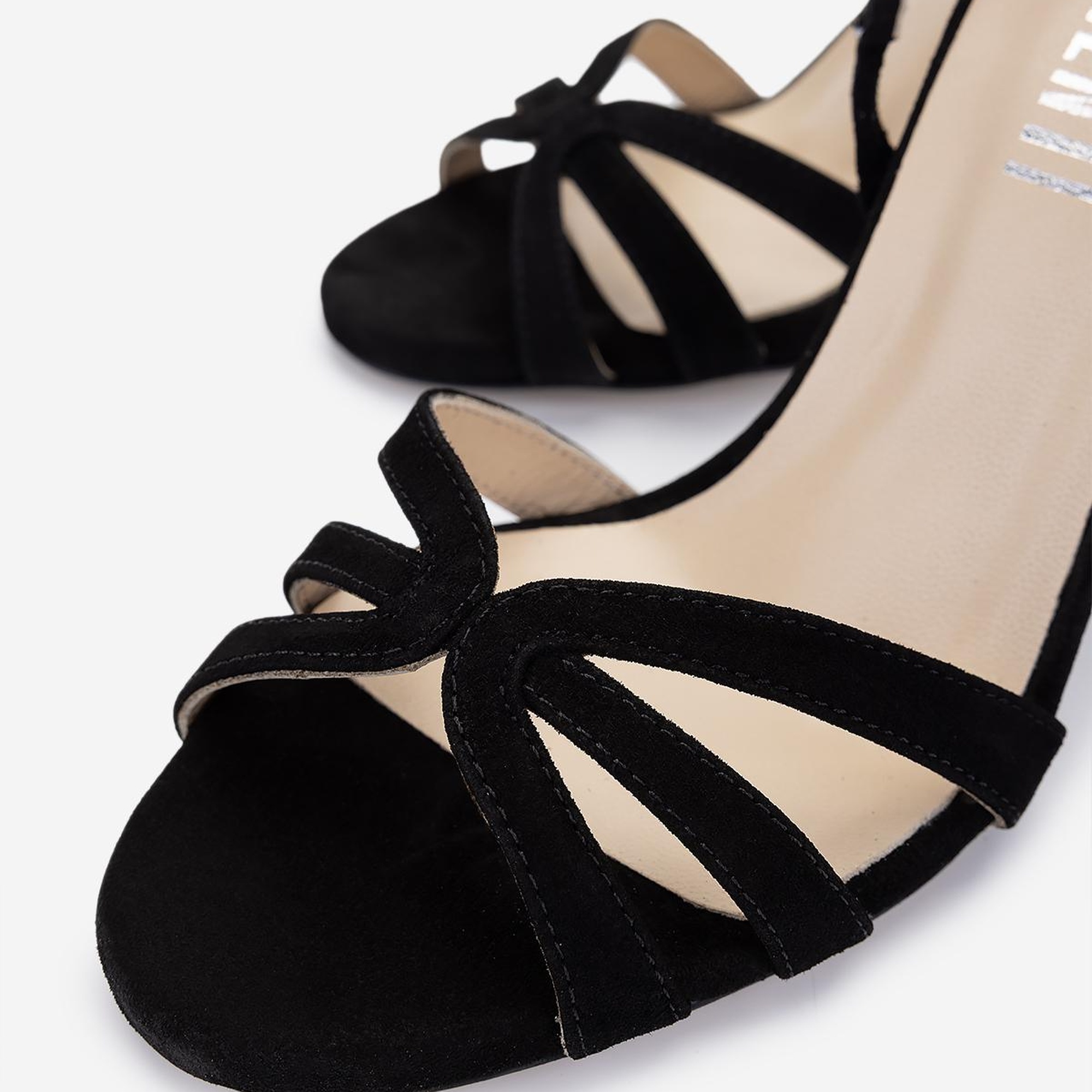 Valmenti Kadın Siyah Süet Topuklu Ayakkabı