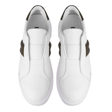  Alice Beyaz Erkek Deri Spor Ayakkabı