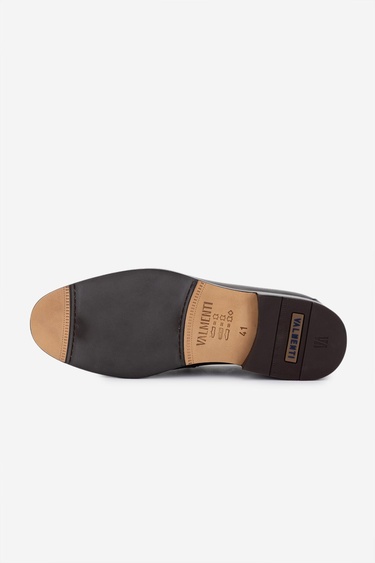  Valmenti Erkek Hakiki Deri Kahverengi Klasik Ayakkabı