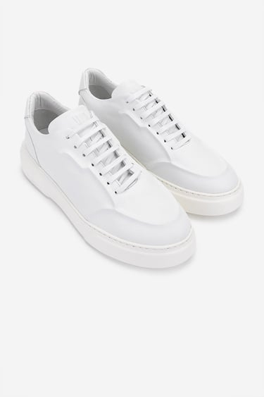  Valmenti Erkek Hakiki Deri Beyaz Sneakers & Spor Ayakkabı