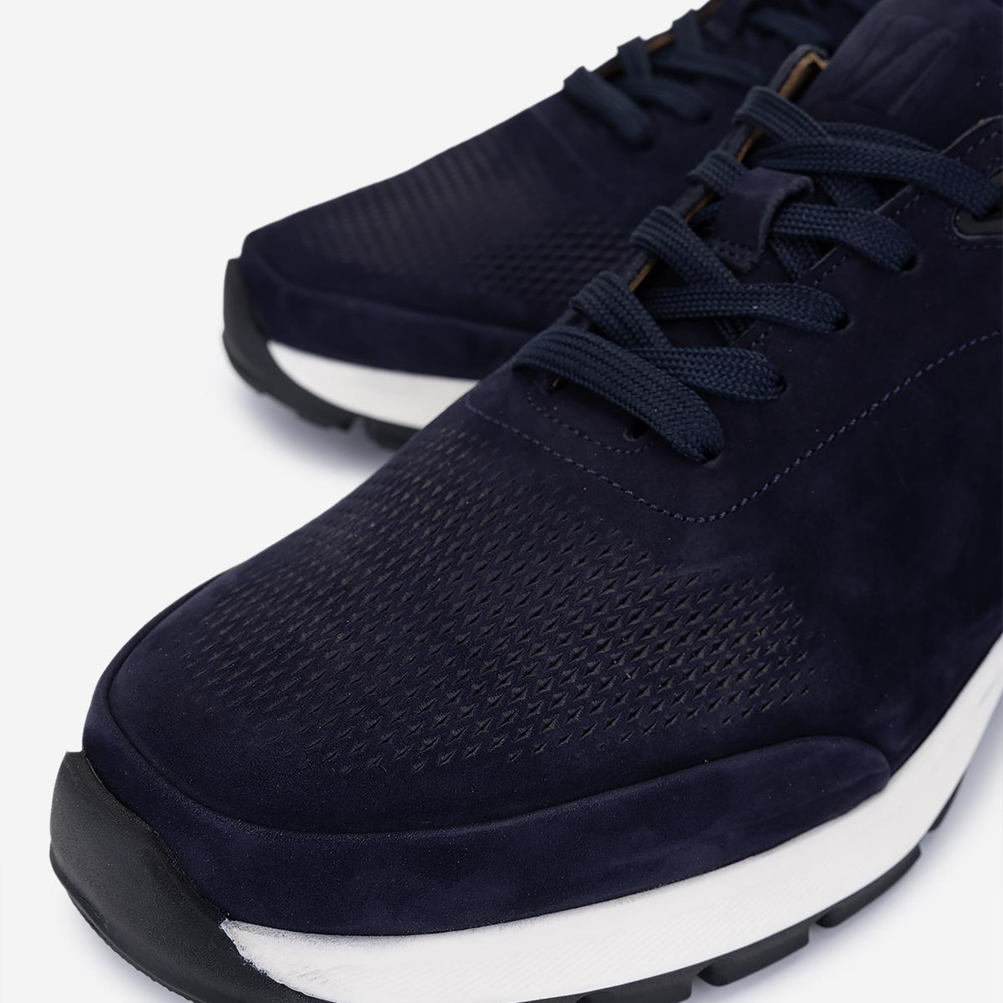 Valmenti Erkek Hakiki Deri Lacivert Nubuk Sneakers & Spor Ayakkabı