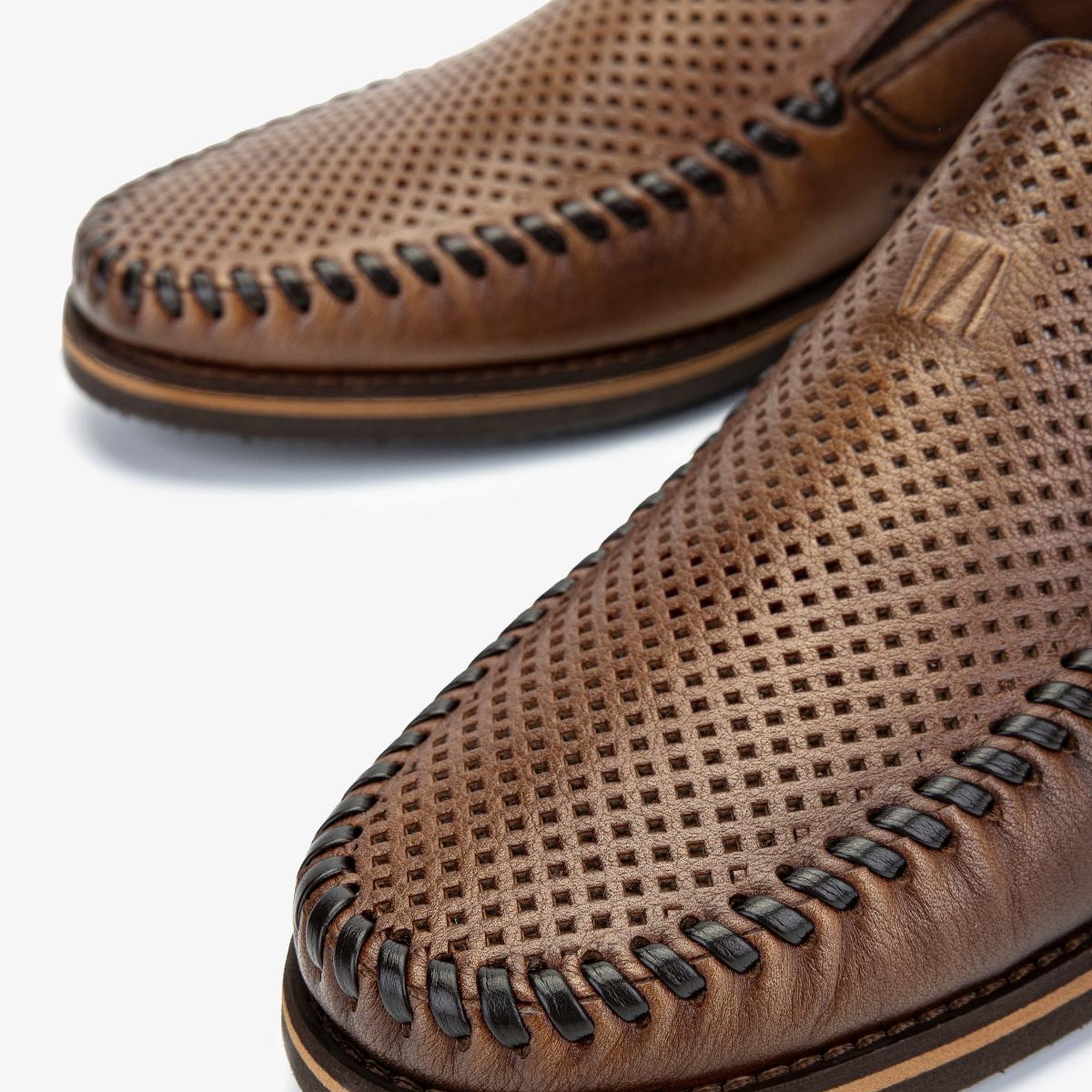 Valmenti Erkek Hakiki Deri Ceviz Casual Ayakkabı