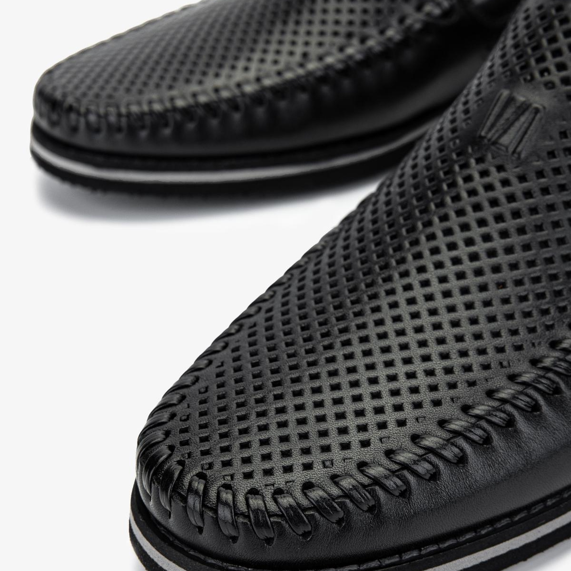 Valmenti Erkek Hakiki Deri Siyah Casual Ayakkabı