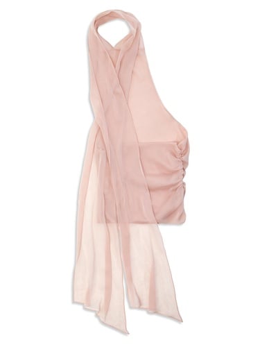  Şal Tasarımlı Bluz