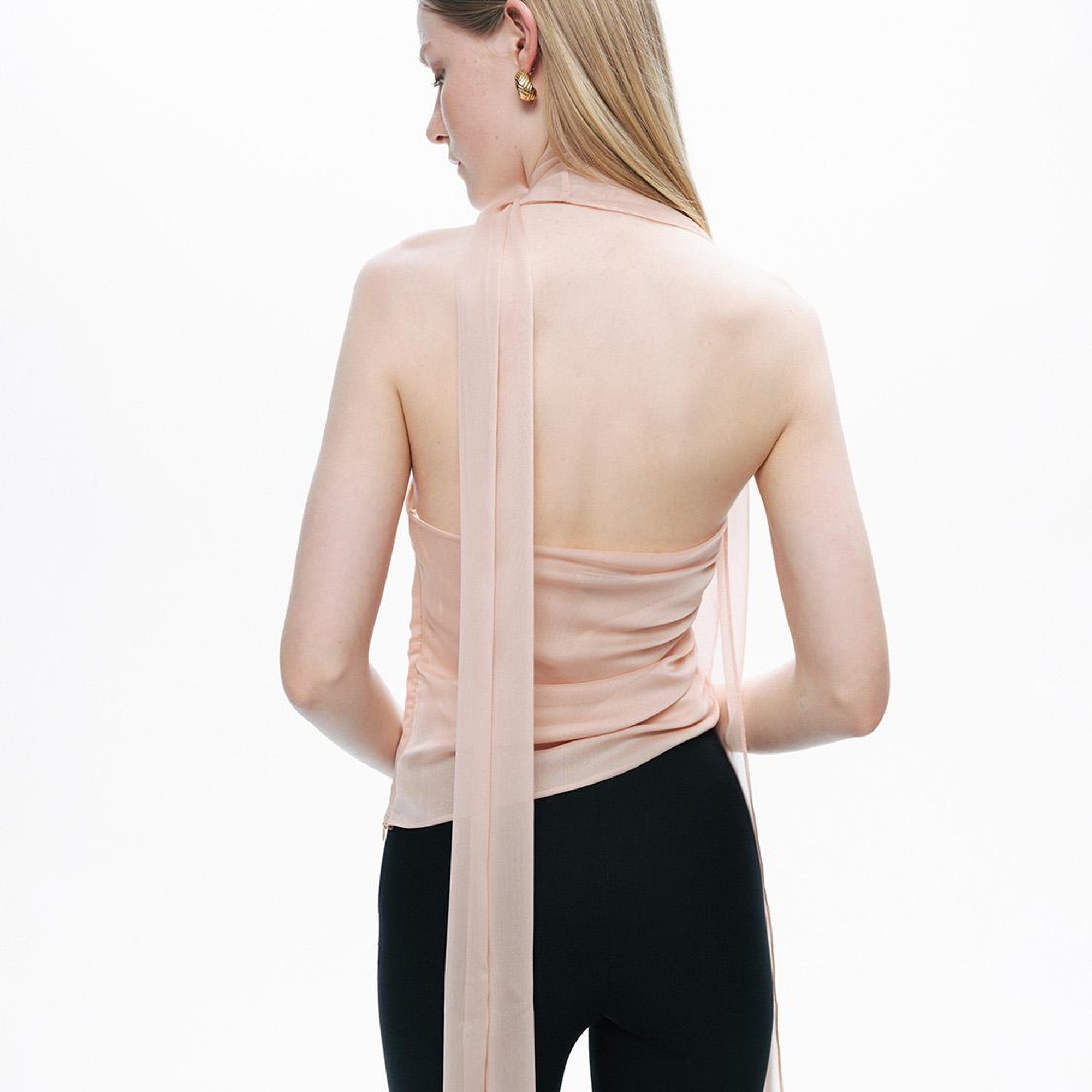 Şal Tasarımlı Bluz