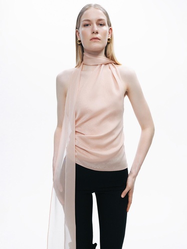  Şal Tasarımlı Bluz