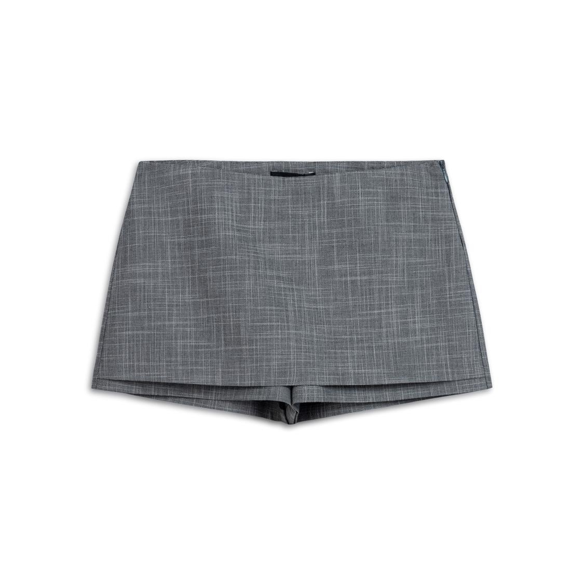 Düşük Bel Mini Şort Etek