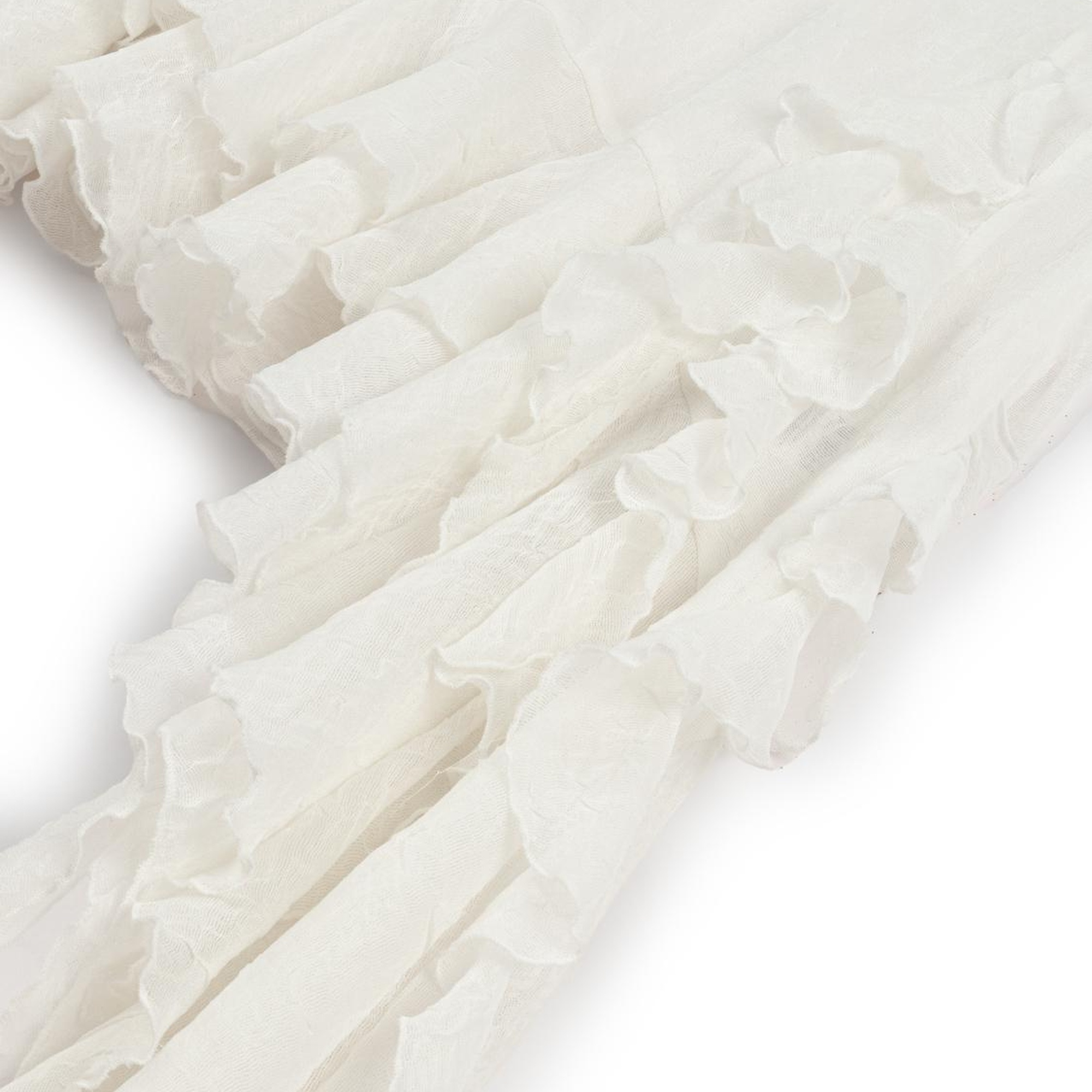 Fırfırlı Asimetrik Mini Etek