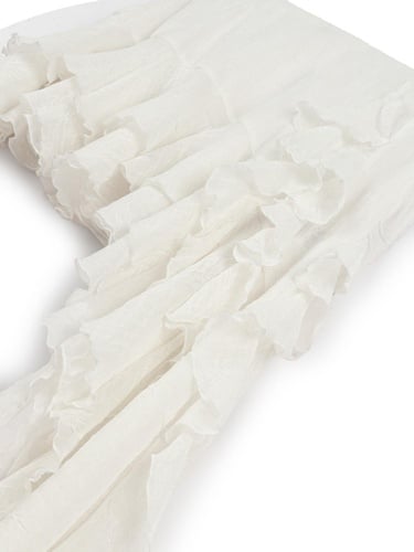  Fırfırlı Asimetrik Mini Etek