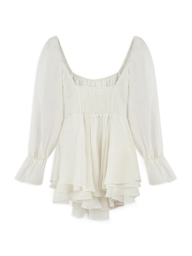  Volanlı Mini Elbise