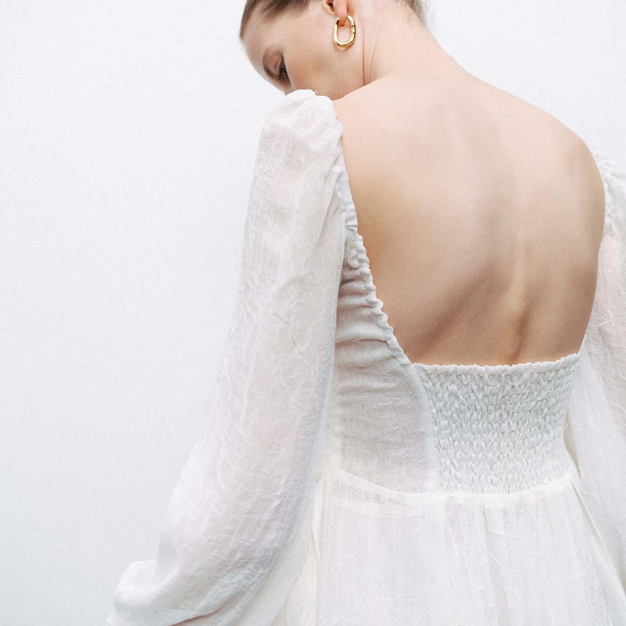 Volanlı Mini Elbise