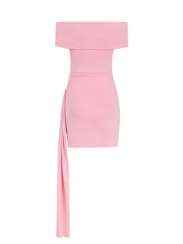  Açık Omuzlu Mini Elbise