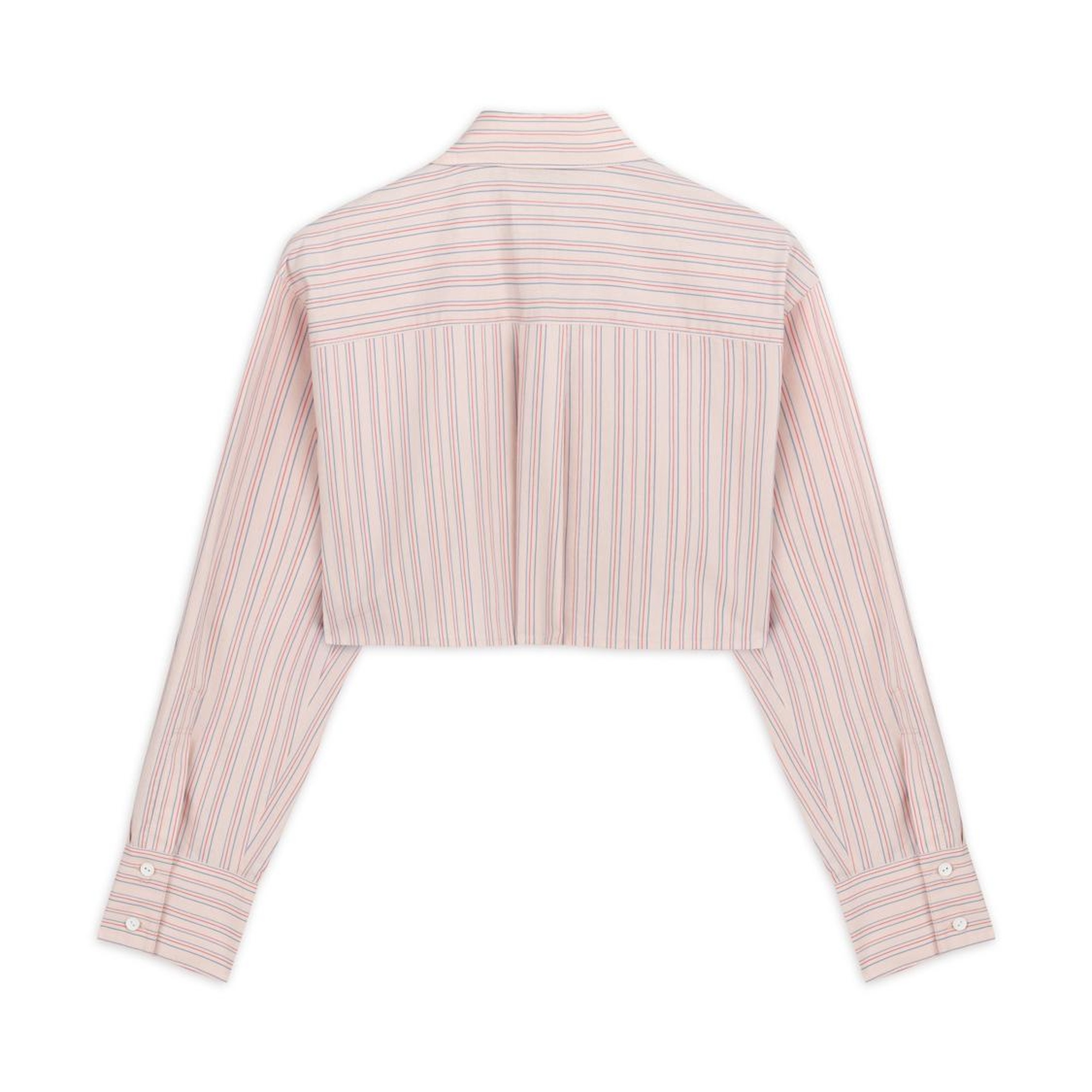 Çizgili Crop Gömlek