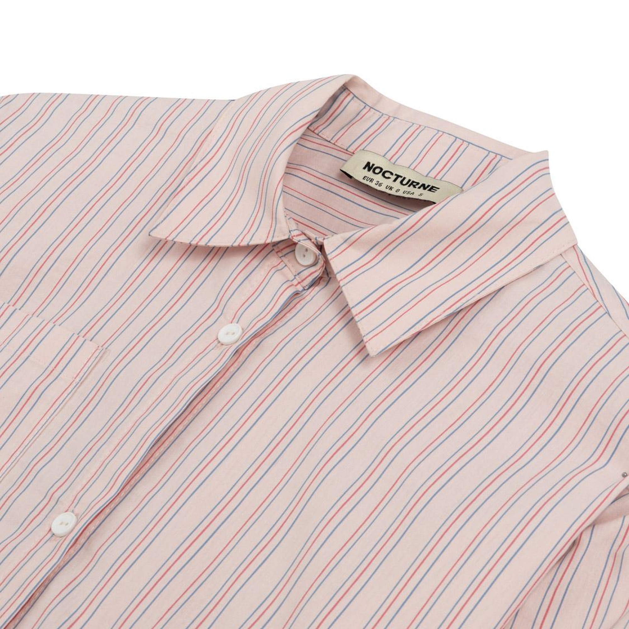 Çizgili Crop Gömlek