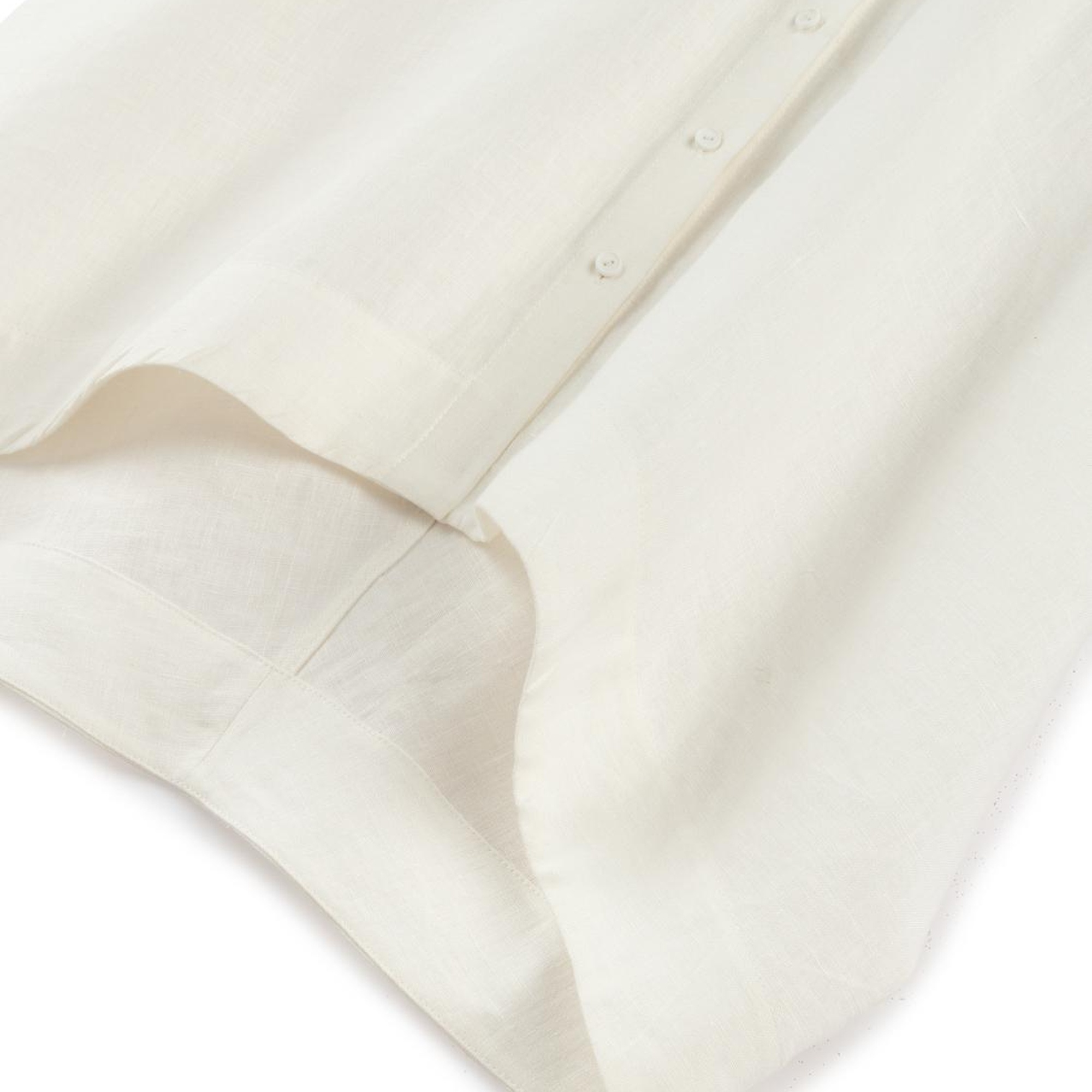 Dökümlü Keten Gömlek