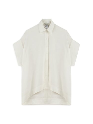  Dökümlü Keten Gömlek