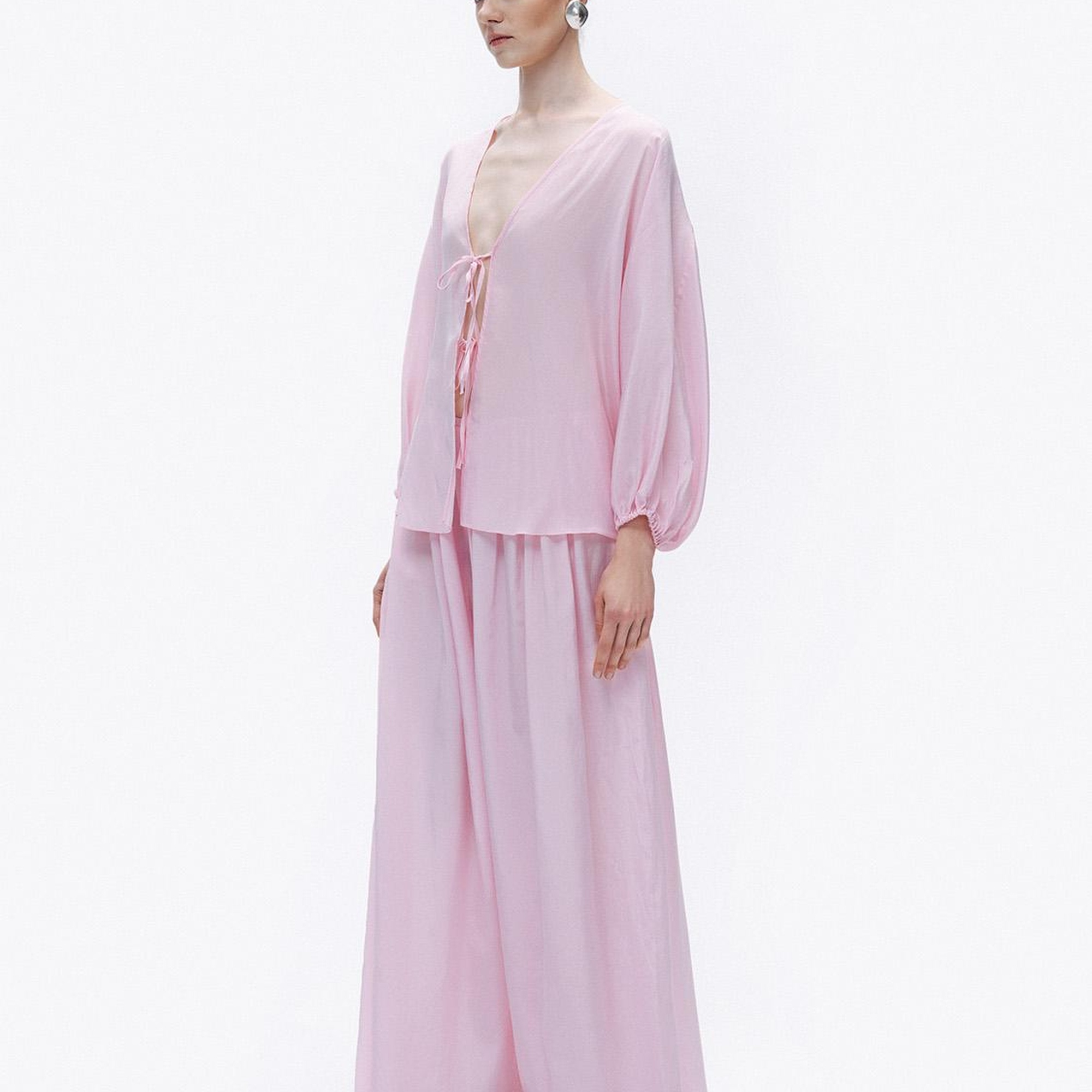 Boncuk İşlemeli Gömlek