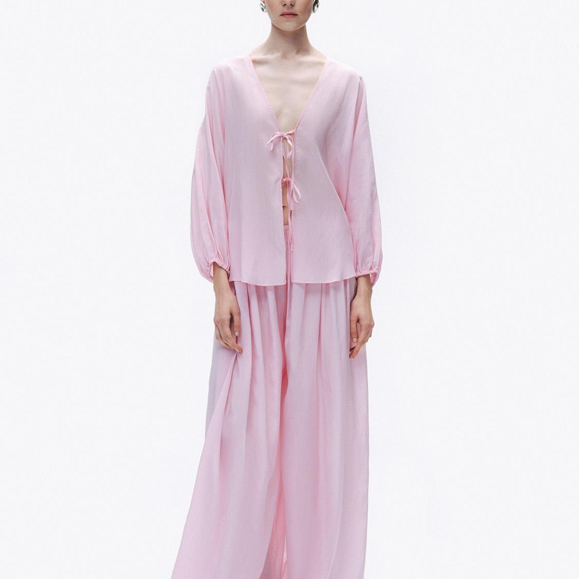 Boncuk İşlemeli Gömlek