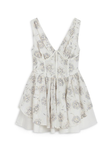  Korse Görünümlü Mini Elbise