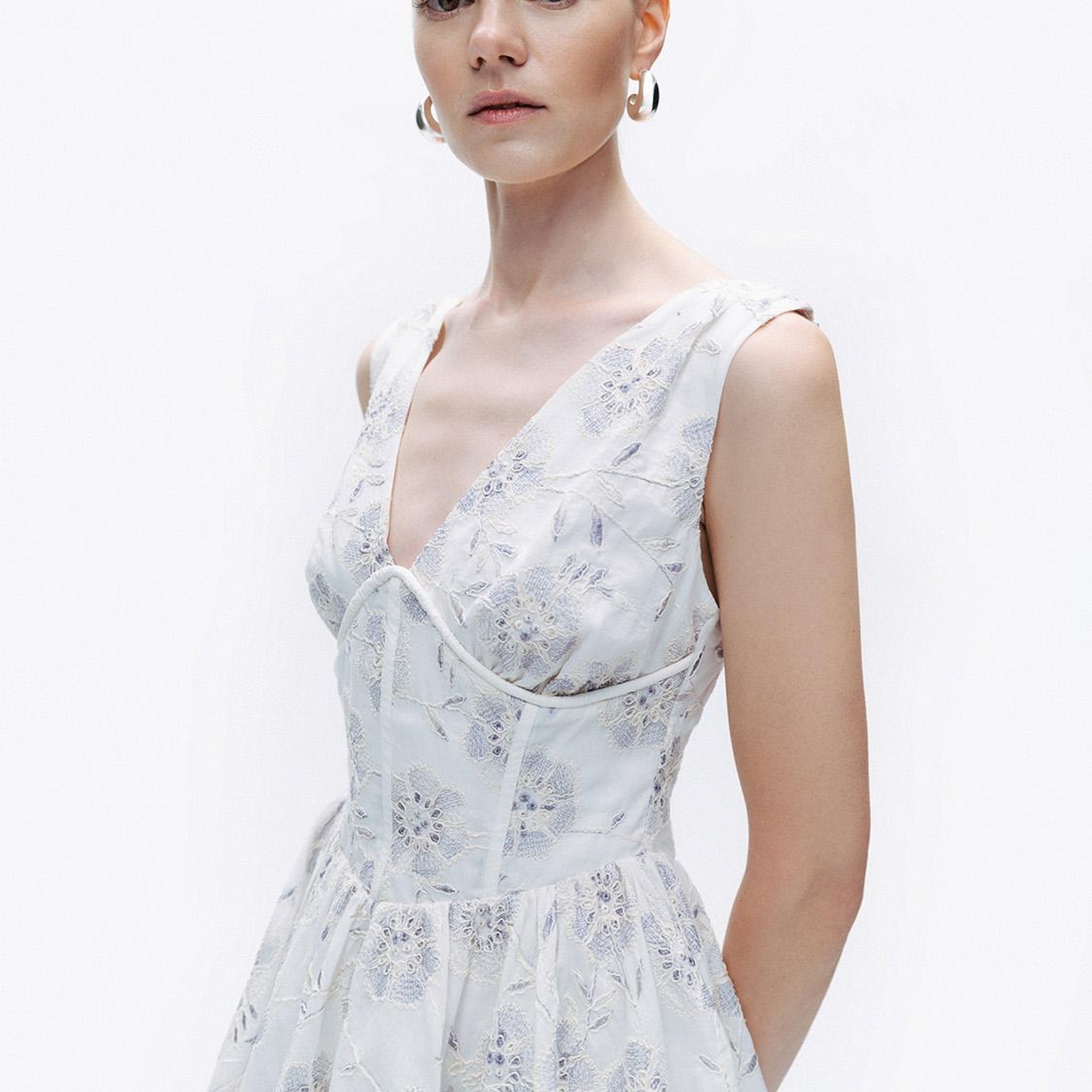 Korse Görünümlü Mini Elbise