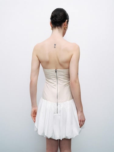  Straplez Mini Elbise