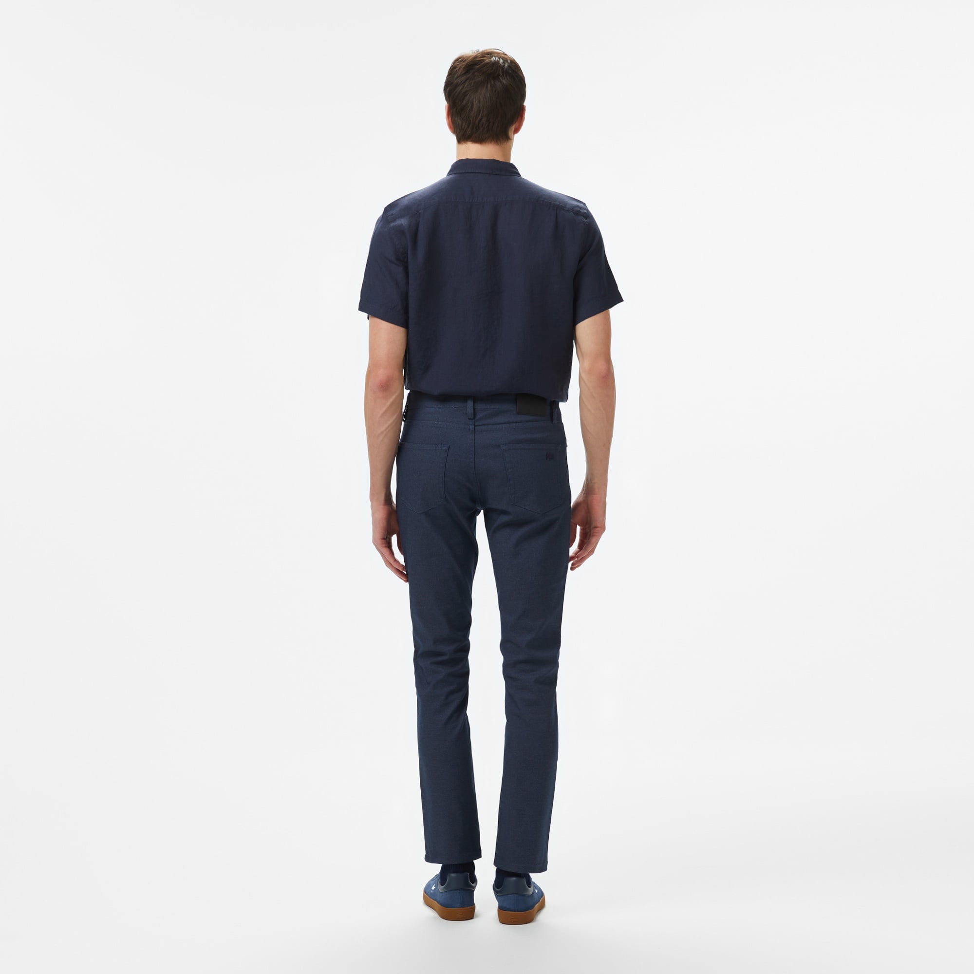 Lacoste Erkek Slim Fit Lacivert Jean Pantolon