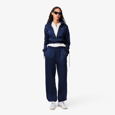  Lacoste L.12.D Kadın Slim Fit Beyaz Polo