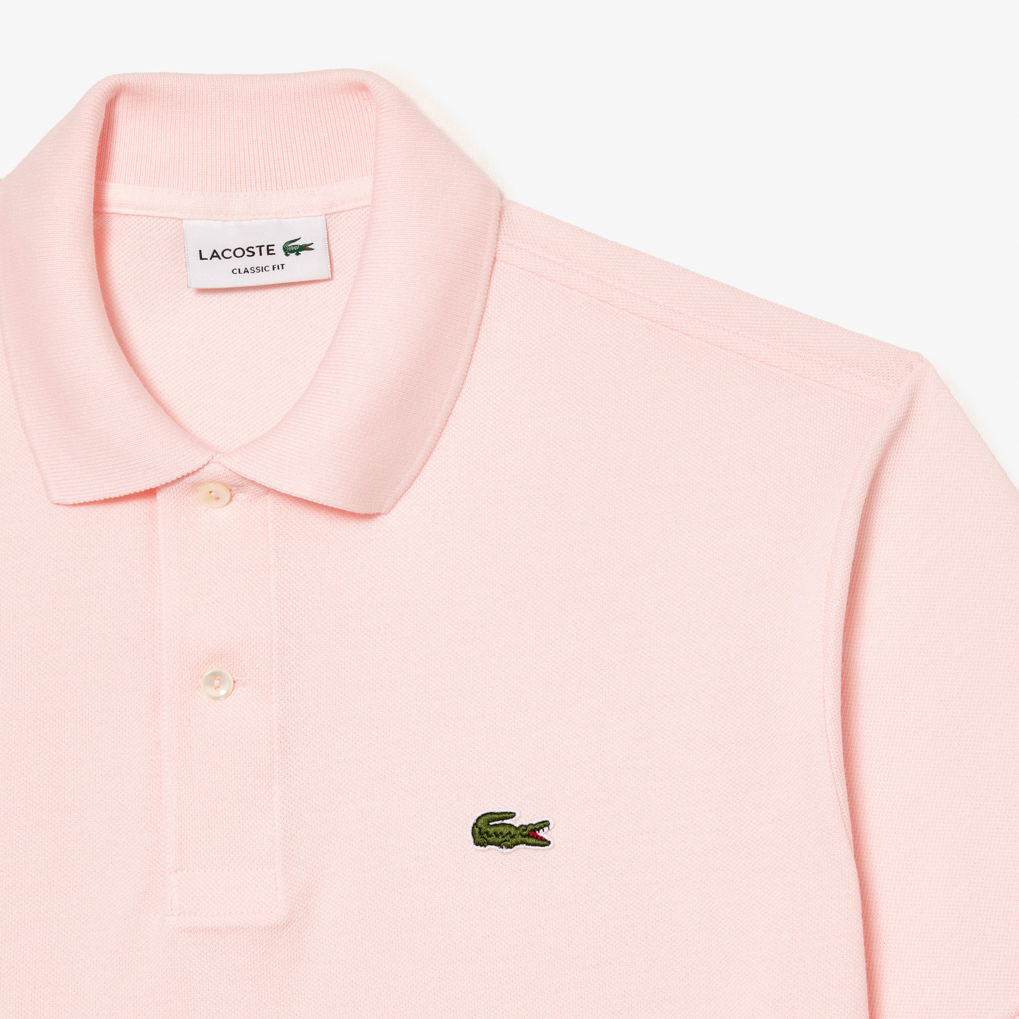 Lacoste L.12.12 Erkek Classic Fit Açık Pembe Polo