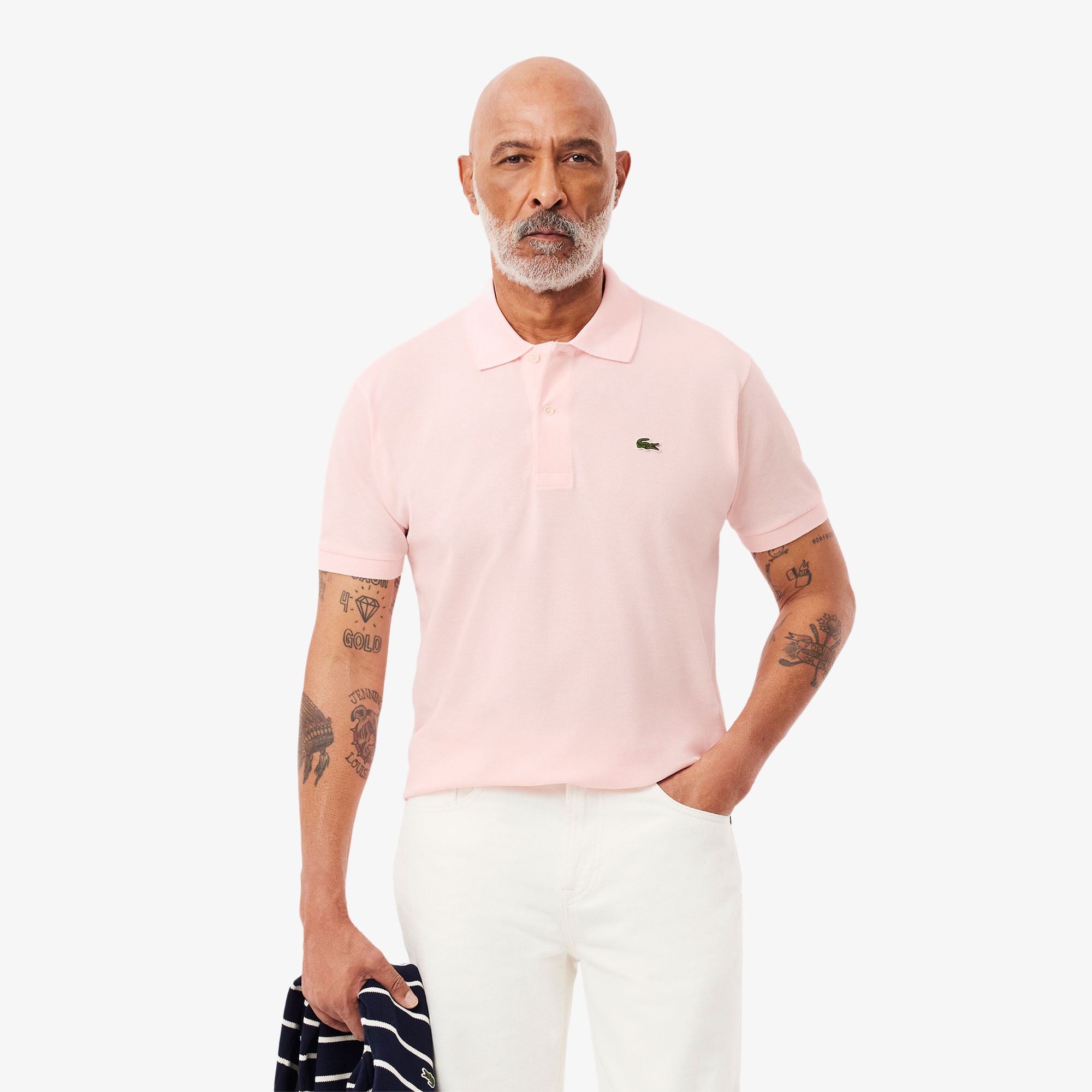 Lacoste L.12.12 Erkek Classic Fit Açık Pembe Polo
