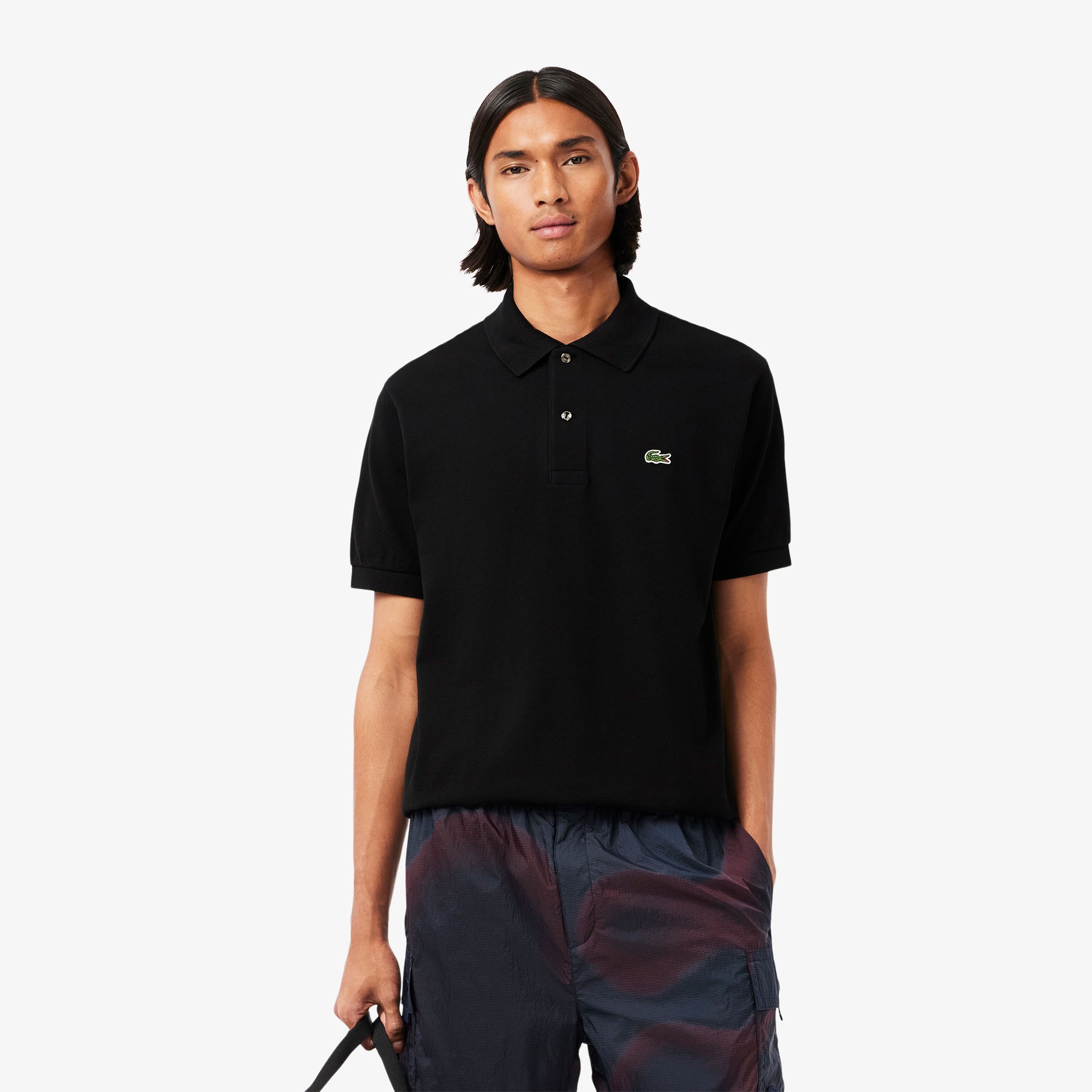 Lacoste L.12.12 Erkek Classic Fit Siyah Polo