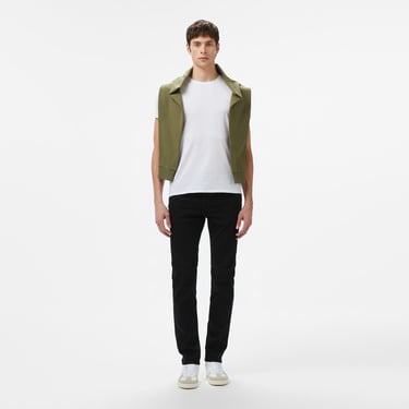  Lacoste Erkek Slim Fit Bisiklet Yaka Beyaz T-Shirt