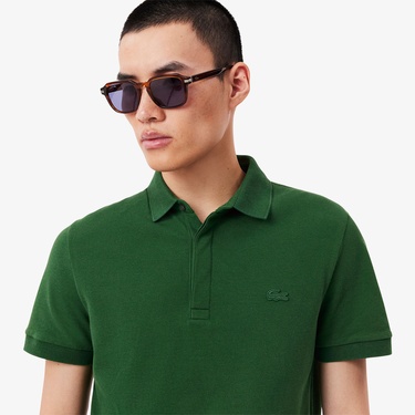  Lacoste Paris Erkek Regular Fit Yeşil Polo