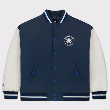  Converse Varsity Graphic Bomber Erkek Lacivert Ceket