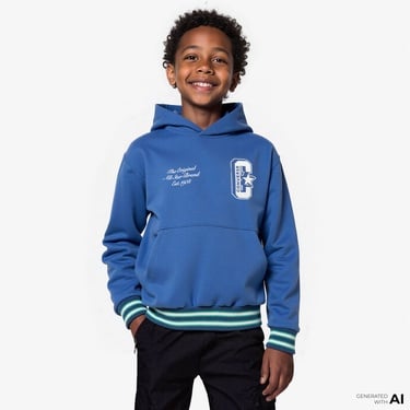  Converse Retro Varsıty Çocuk Lacivert Hoodie